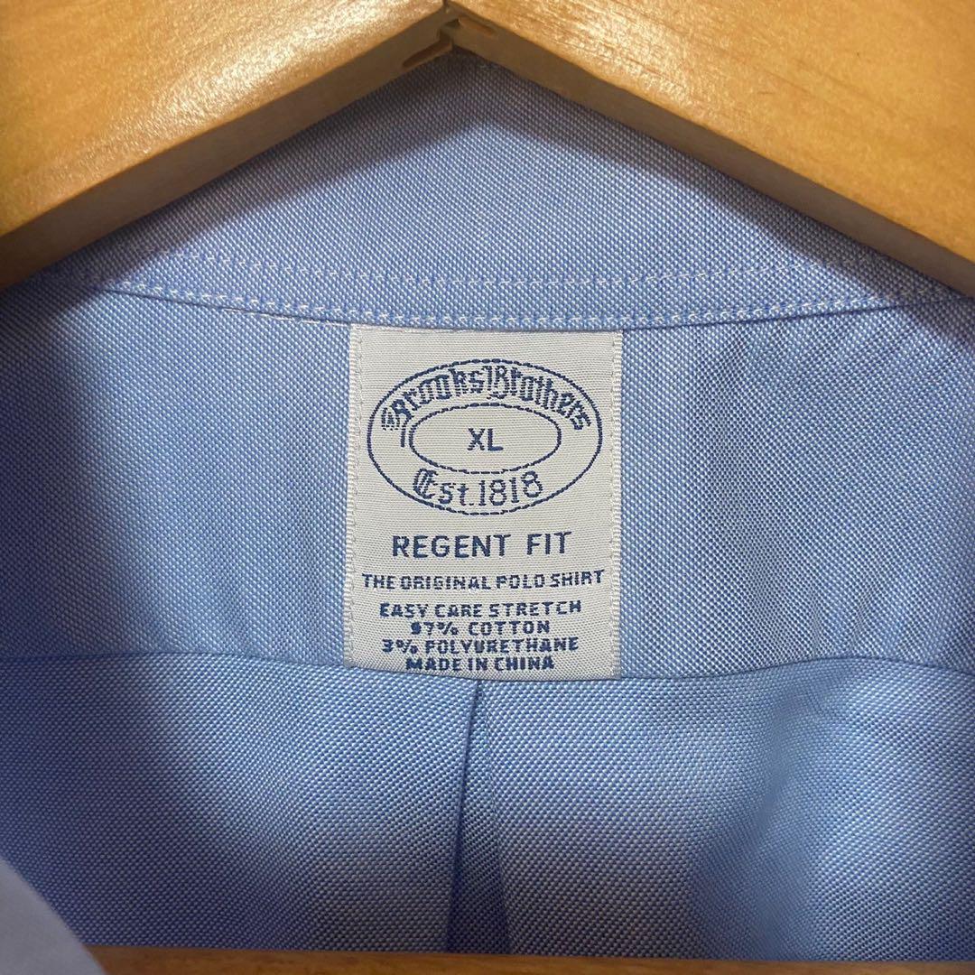 BROOKES BROTHERS ブルックスブラザーズ ワイシャツ ブルー XL