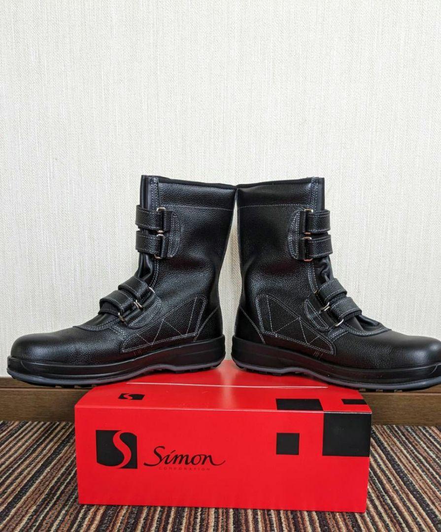 【新品・未使用】シモン　安全靴 27cm SF38黒　240419製造