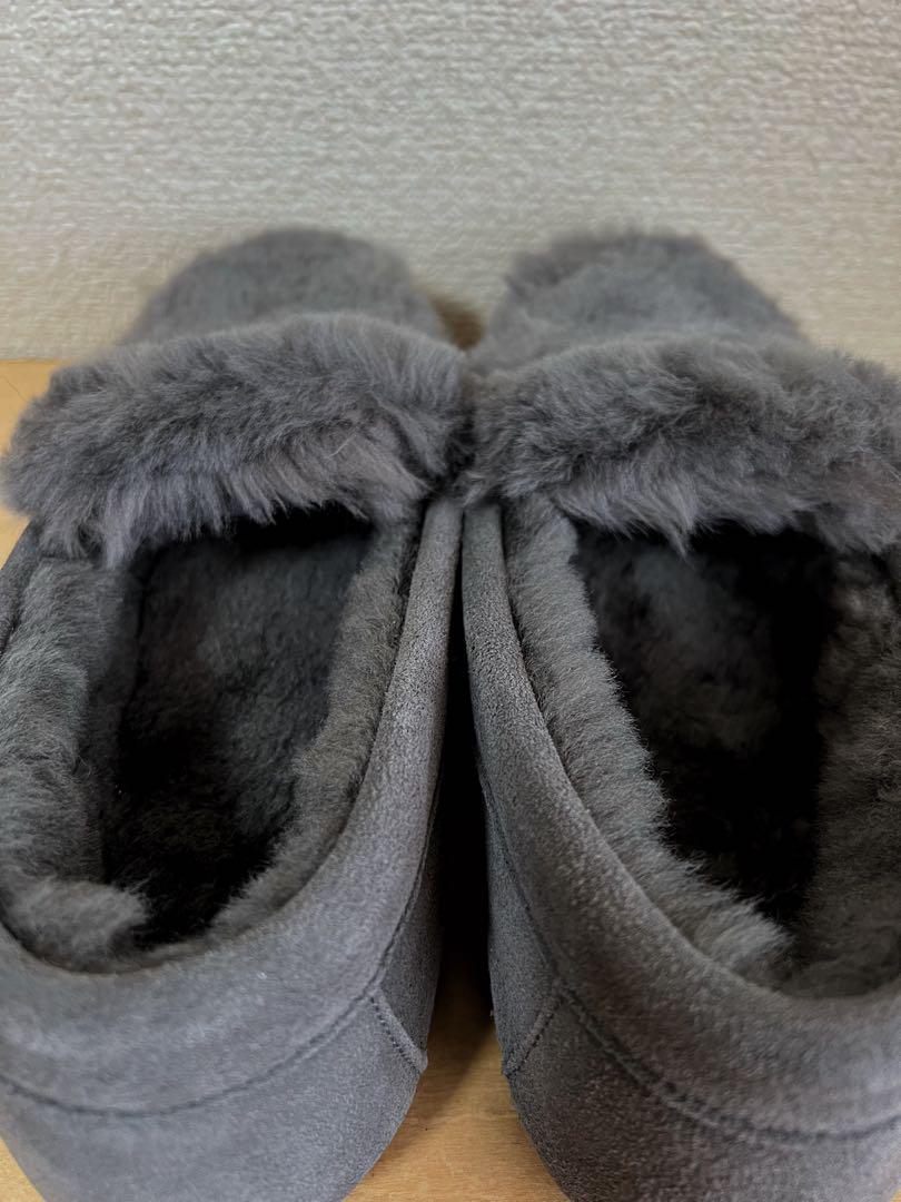EMU Australia　ムートンモカシンМ８グレー EMU Australia ムートンモカシンМ8グレー （emu モカシンの人気