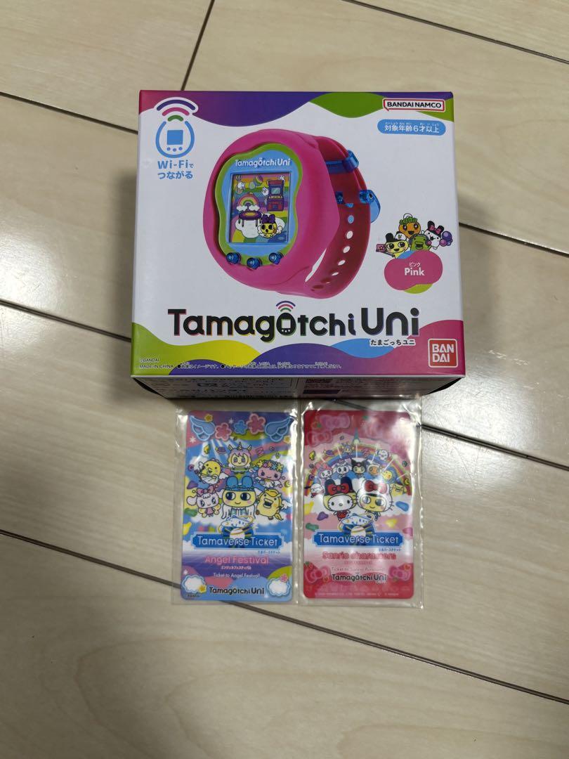 Tamagotchi Uni ピンク ★サンリオ エンジェル ★コード付きその他