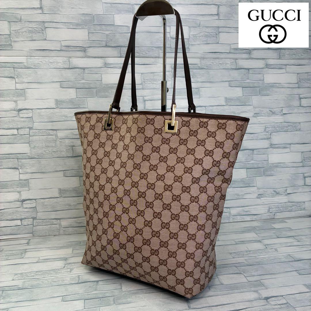 極美品　110 GUCCI グッチ　トートバッグ　ハンドバッグ　GG柄