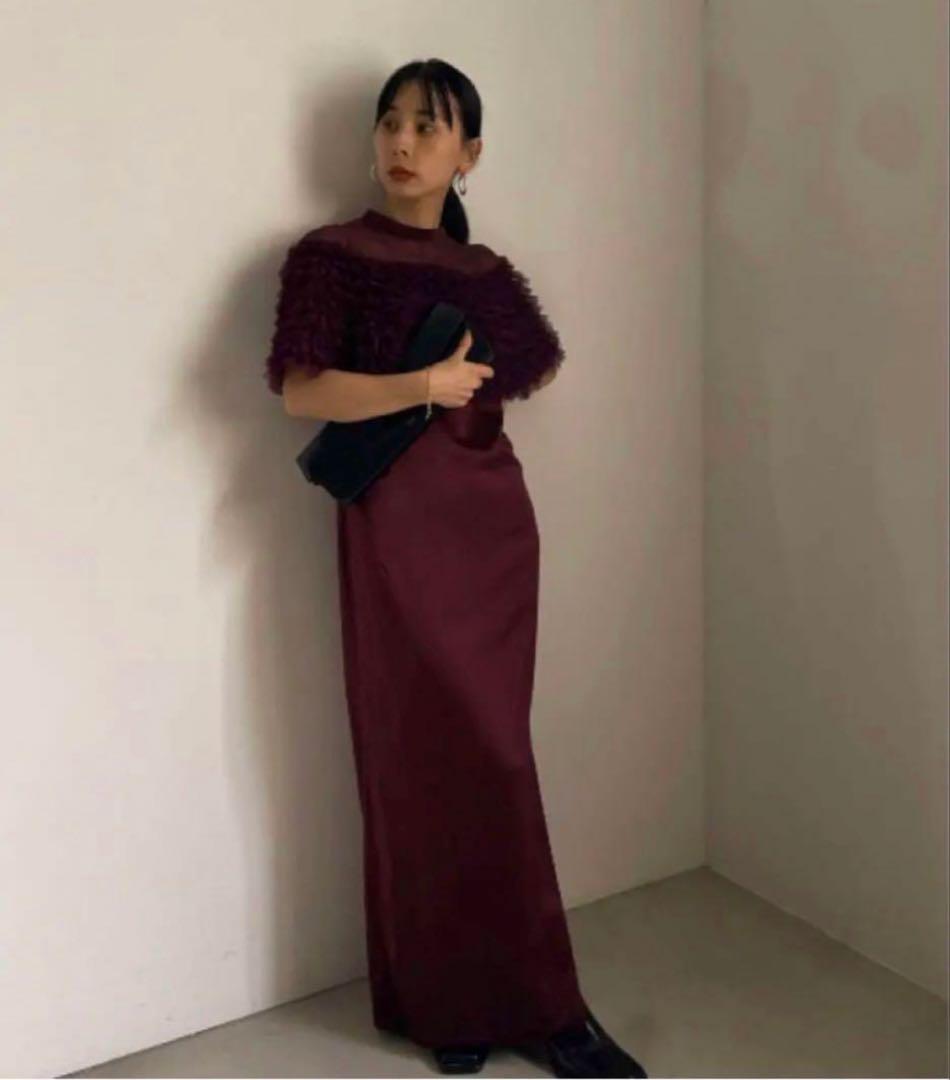 スーツ・フォーマル・ドレス 2WAY VOLUME FRILL BOLERO SET DRESS