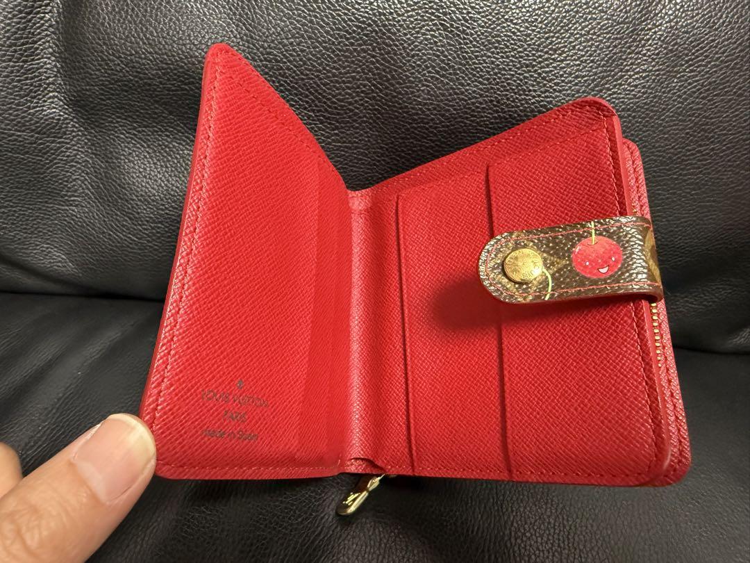 【限定品】【早い者勝ち】ルイ・ヴィトン チェリー柄 二つ折り財布