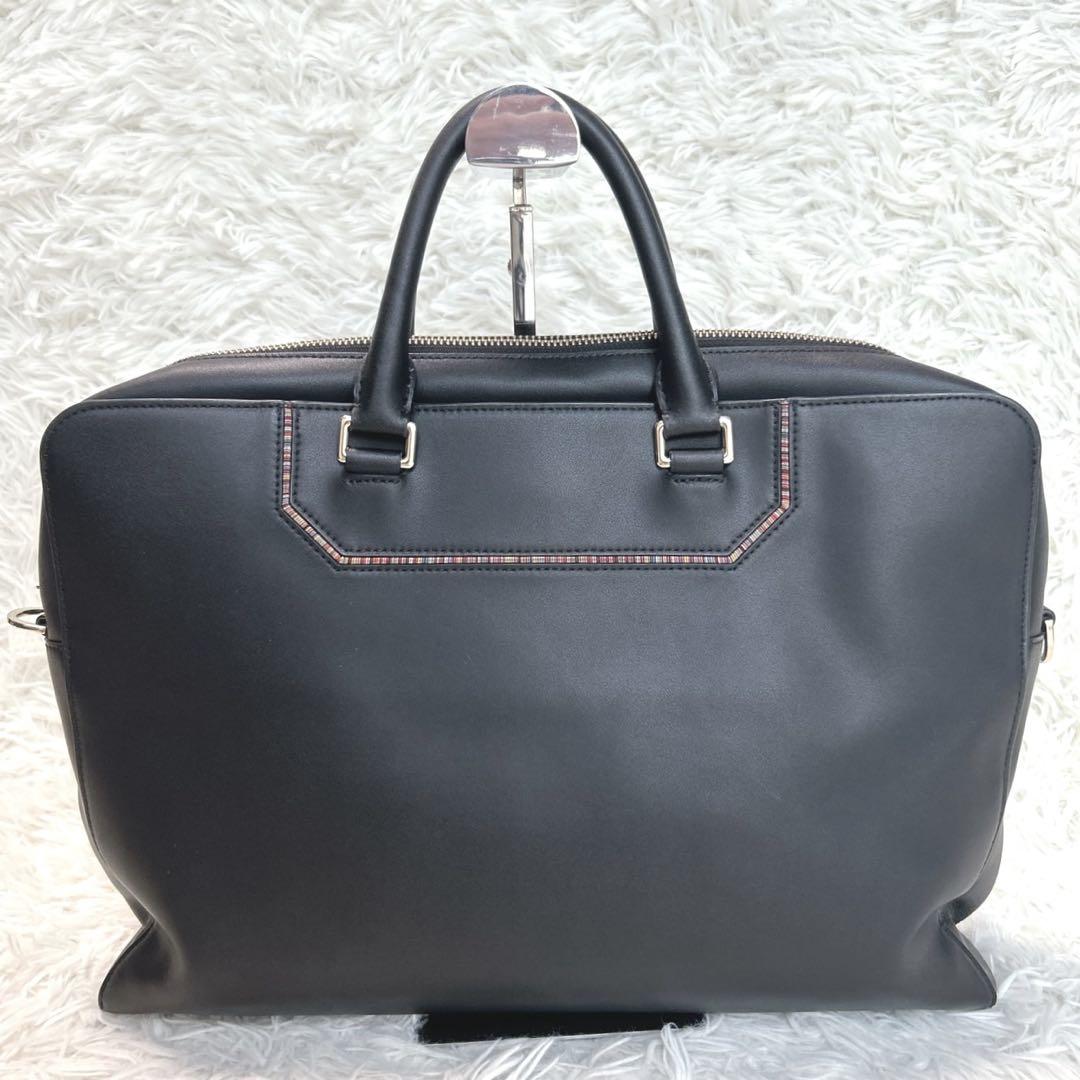 極美品✨ポールスミス ビジネスバッグ ブリーフケース ストライプ