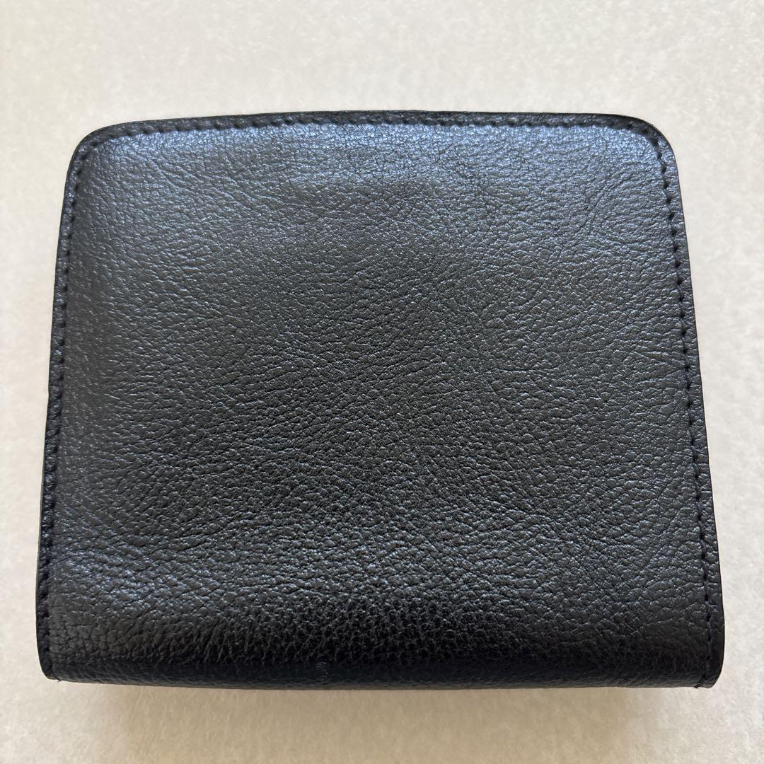 現行品 IL BISONTE イルビゾンテ　ブラック 二つ折り財布　最新モデル