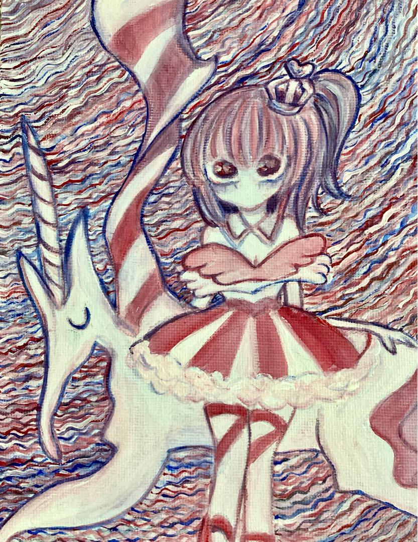 F0号キャンバスプリント作品『jellyfish spot』 - しめじ家 - BOOTH