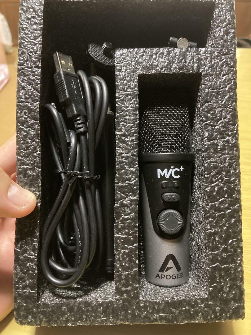 APOGEE Mic+ plus コンデンサーマイク　 ポップガード　元値５万円
