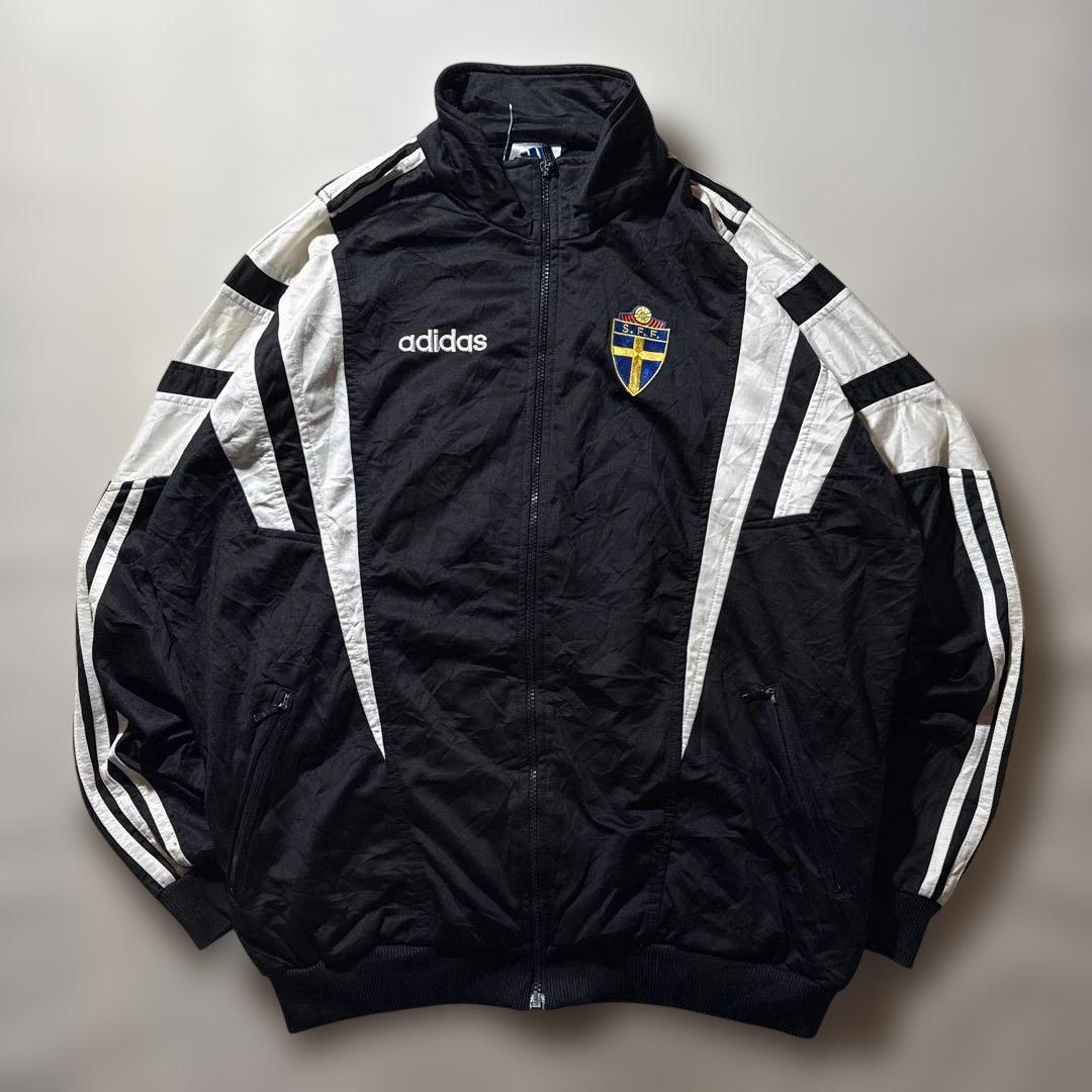 90s adidas サッカー スウェーデン代表 トラックジャケット ジャージ