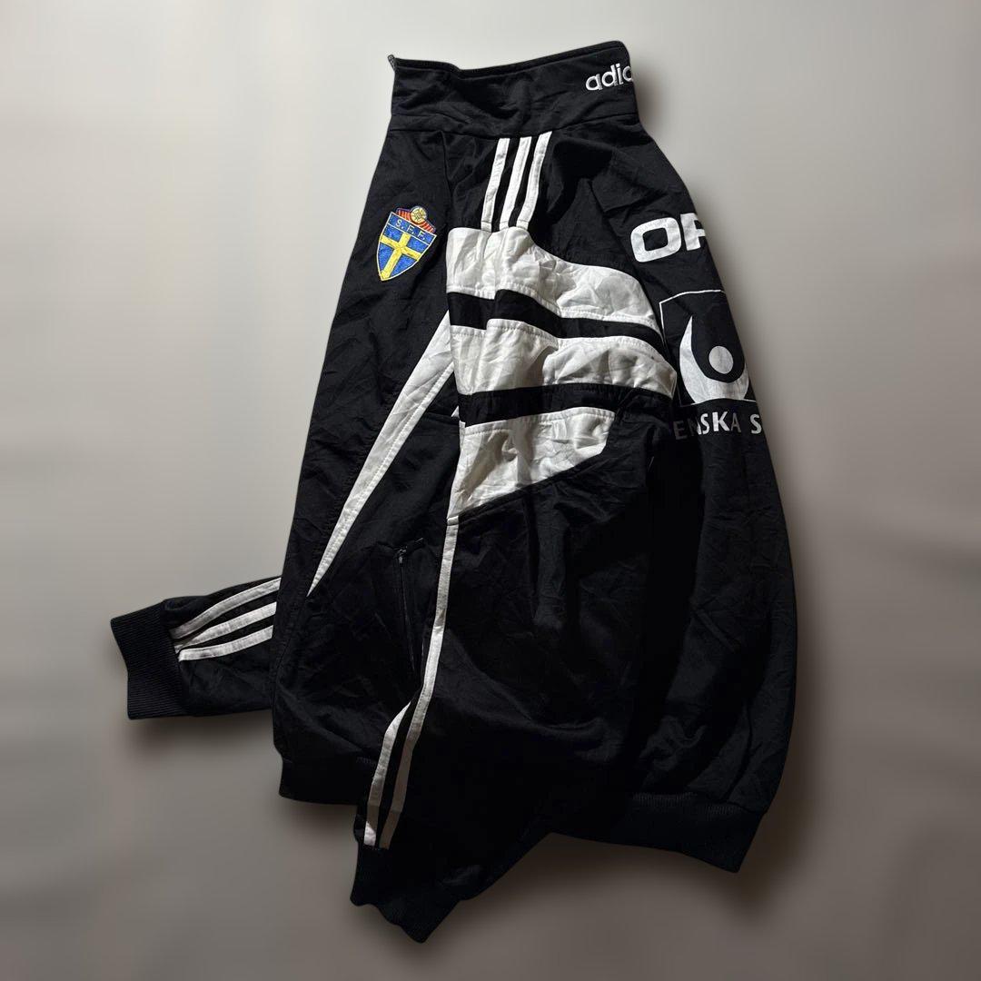 90s adidas サッカー スウェーデン代表 トラックジャケット ジャージ