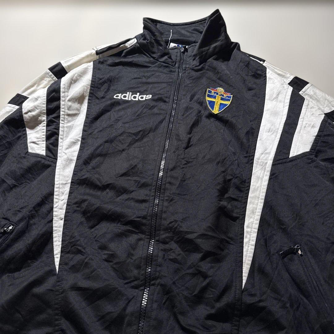 90s adidas サッカー スウェーデン代表 トラックジャケット ジャージ