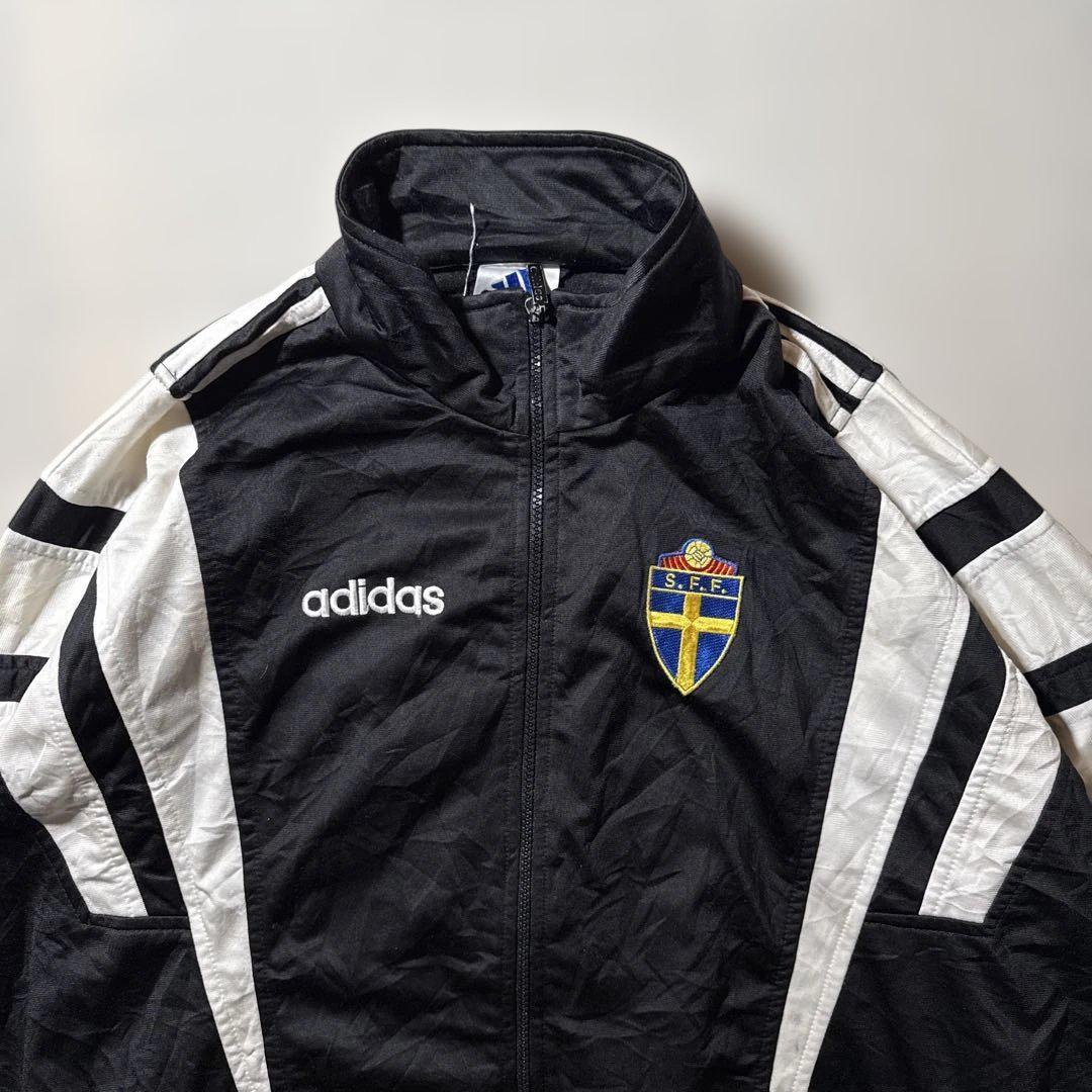 90s adidas サッカー スウェーデン代表 トラックジャケット ジャージ
