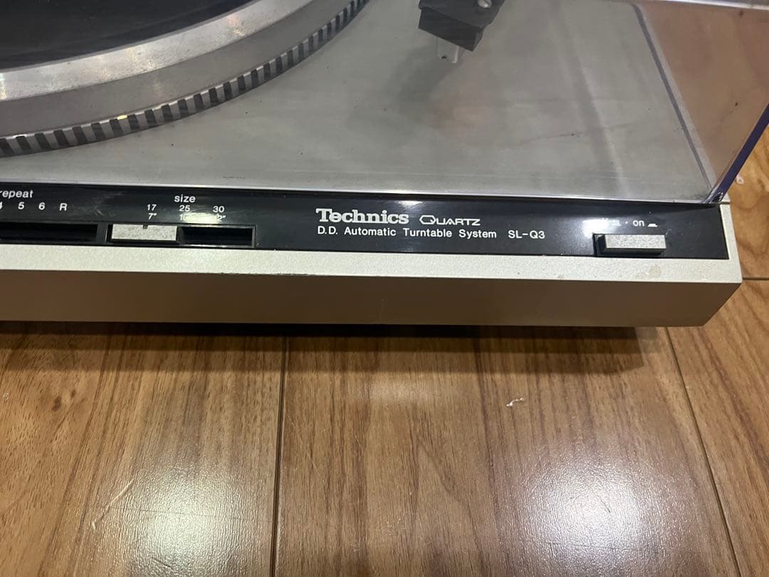 TechnicsテクニクスのレコードプレーヤーSL-QD3 動作確認済み