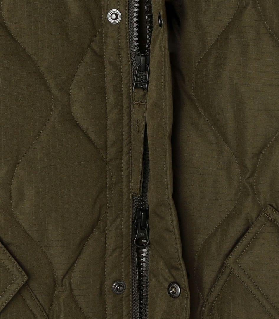 美品 TAION ミリタリーキルトダウンJKT OLIVE Mサイズ