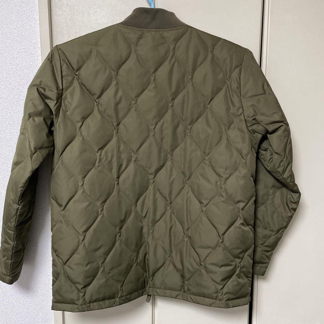 美品 TAION ミリタリーキルトダウンJKT OLIVE Mサイズ