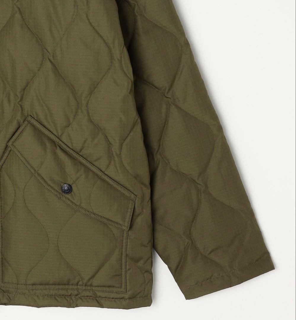美品 TAION ミリタリーキルトダウンJKT OLIVE Mサイズ