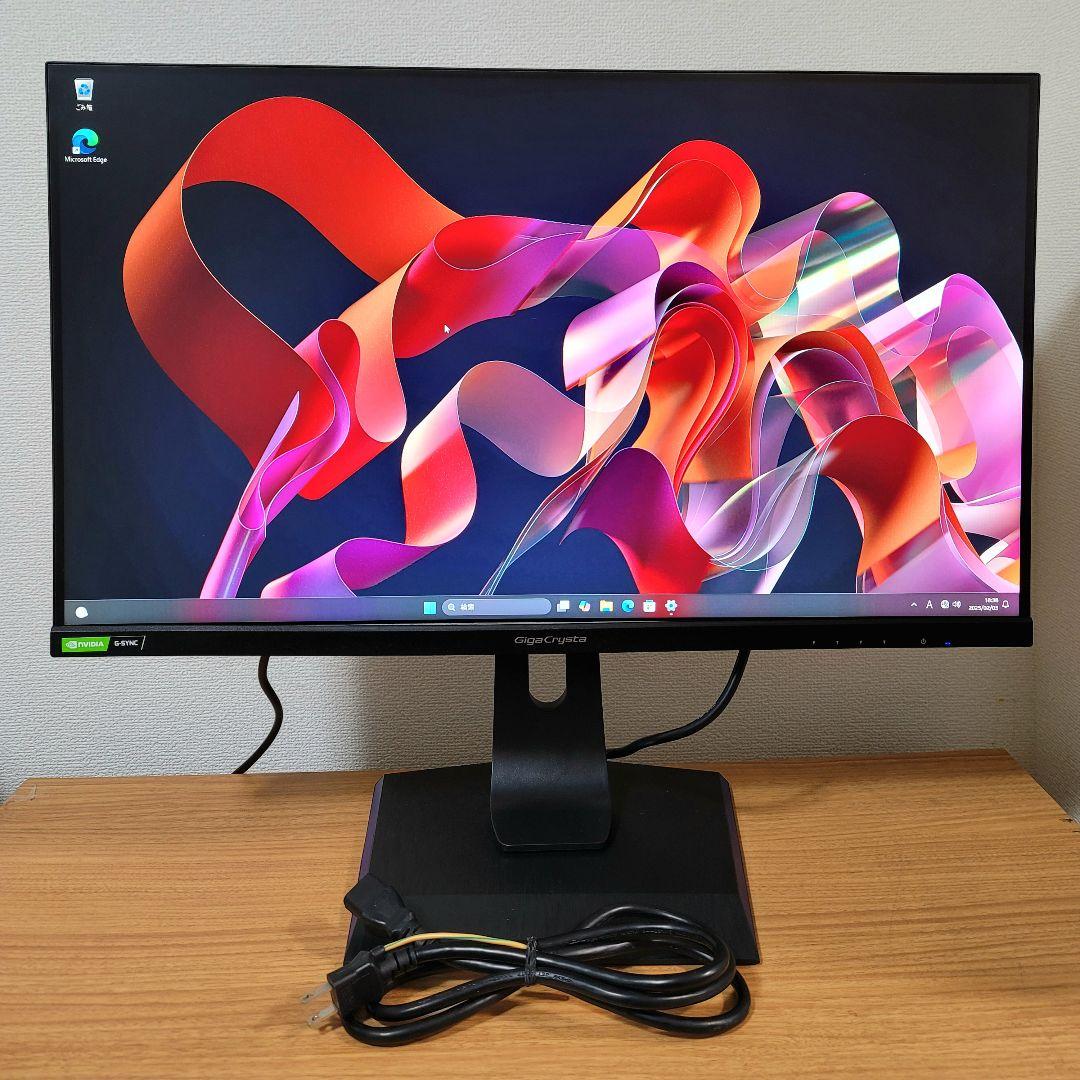 美品　ギガクリスタ　165Hz対応27型G-SYNC ゲーミングモニター