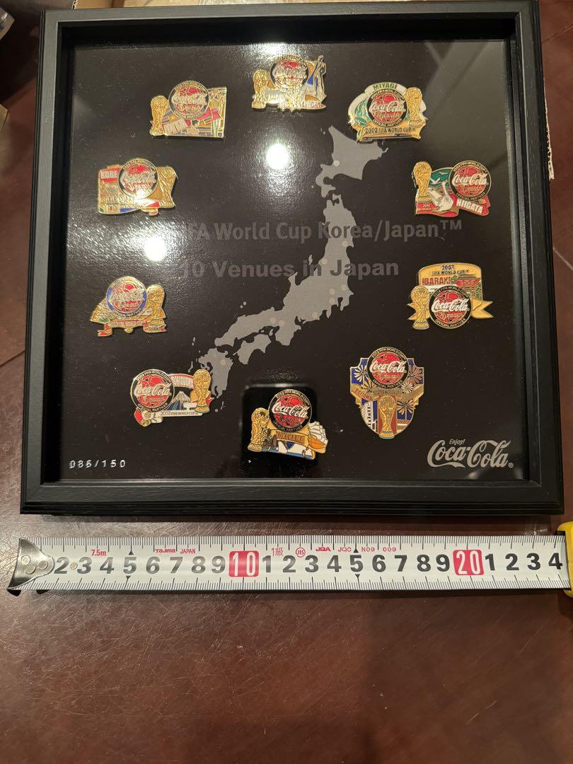 2002FIFAワールドカップサッカー　コカコーラピンバッジシリアルナンバー付き