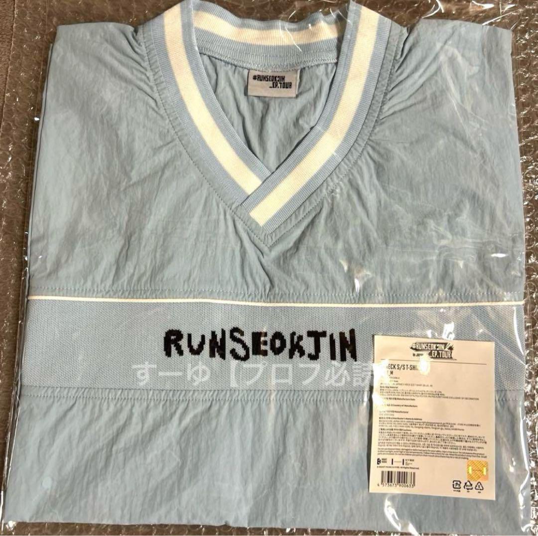［RUNSEOKJIN in JAPAN］V-NECK Tシャツ BLUE M