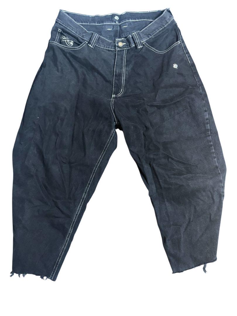 パンツ magenta skateboards black buggy denim