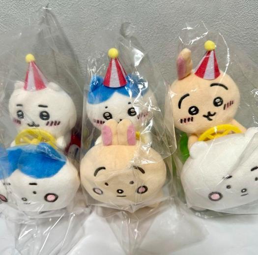 ちいかわ ぴーぽぽぬいぐるみ 3体セット - メルカリ