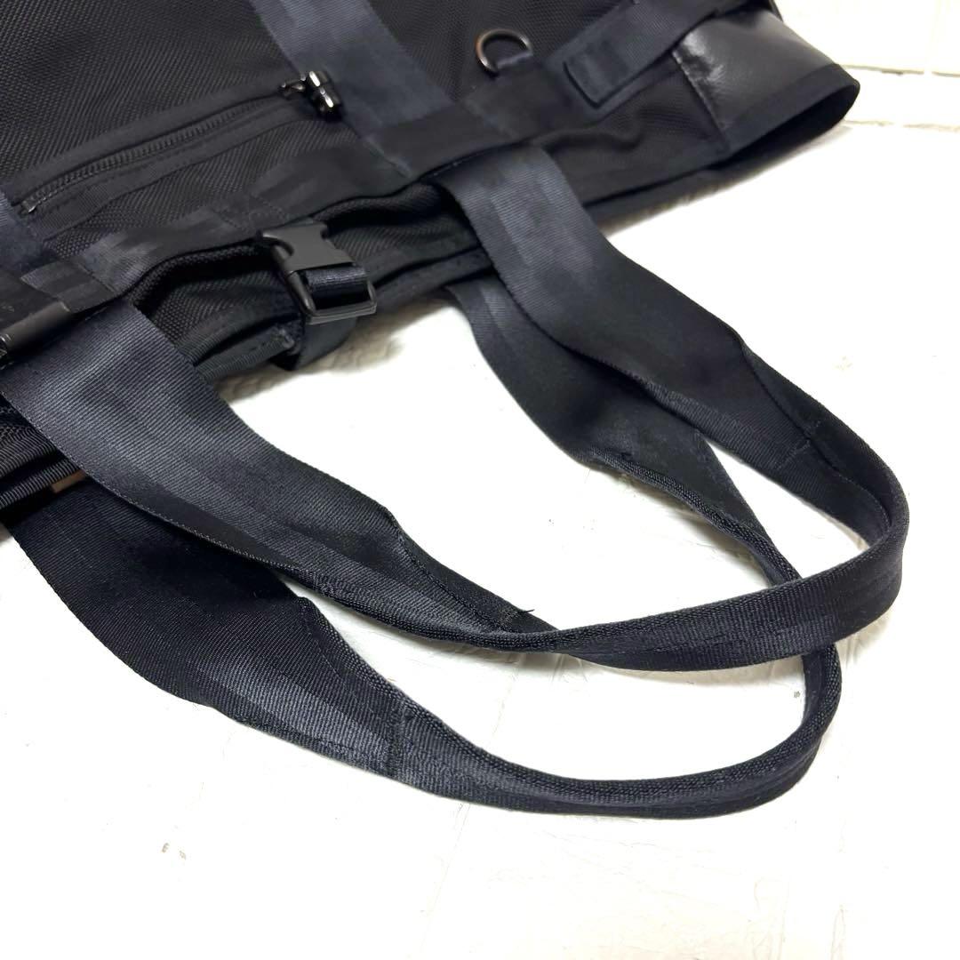 美品 PORTER ポーター HEAT ヒート トートバッグ ブラック 大容量
