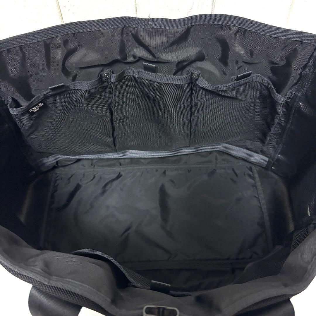 美品 PORTER ポーター HEAT ヒート トートバッグ ブラック 大容量