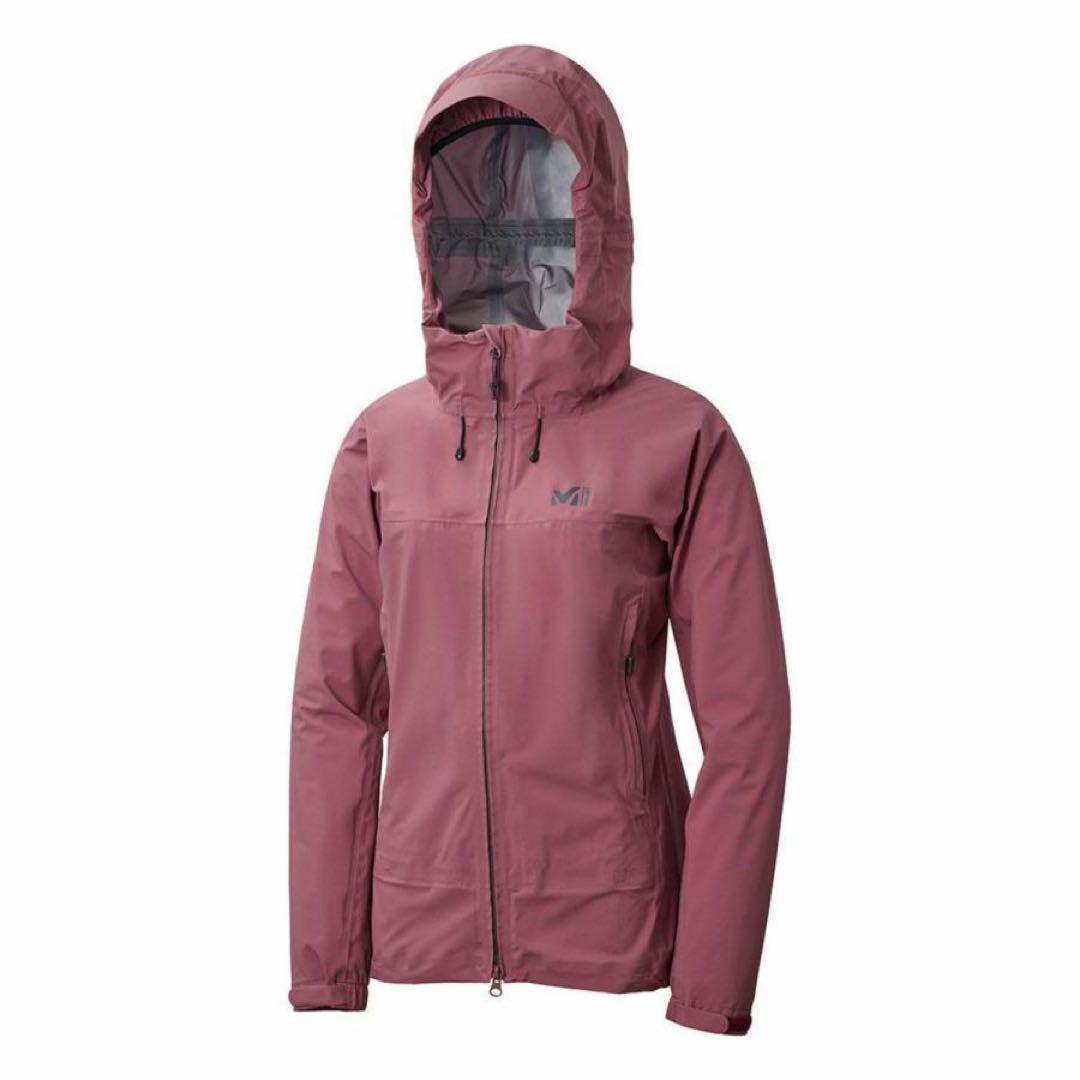 【新品未使用・値下げ中】ミレー ティフォン50000ピンク レインウェア女性用