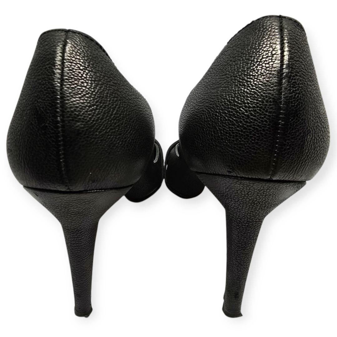 美品✨MANOLO BLAHNIK マノロブラニク 本革 パンプス 黒 23cm