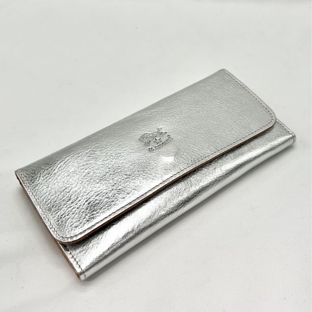 【新品未使用】イルビゾンテ 三つ折り長財布 ☆ SILVER シルバー ☆ 画像2