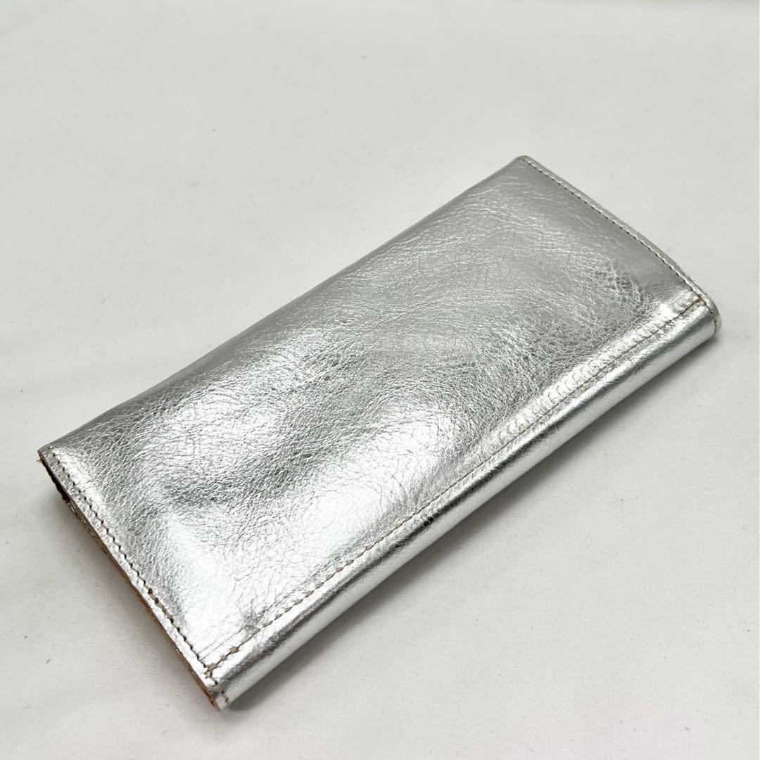 【新品未使用】イルビゾンテ 三つ折り長財布 ☆ SILVER シルバー ☆ 画像3