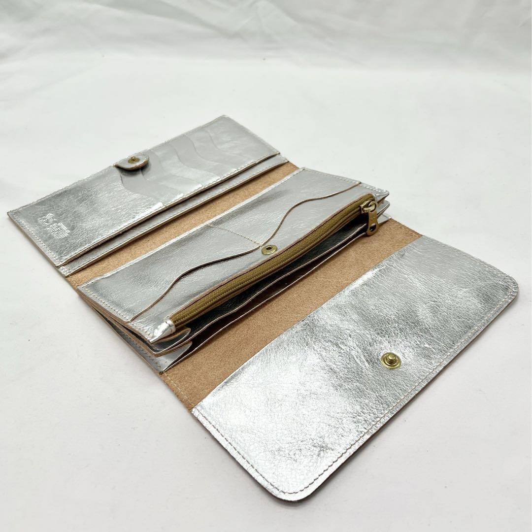 【新品未使用】イルビゾンテ 三つ折り長財布 ☆ SILVER シルバー ☆ 画像6