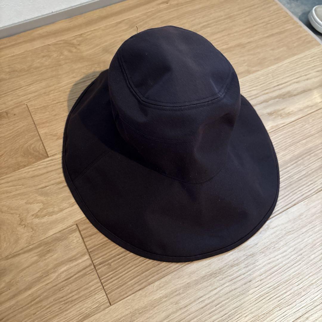 【匿名配送】サンバリア100 トラベルハット帽子　遮光黒ブラックMサイズ【美品】 サンバリア100 トラベルハット ブラック サンバリア 帽子