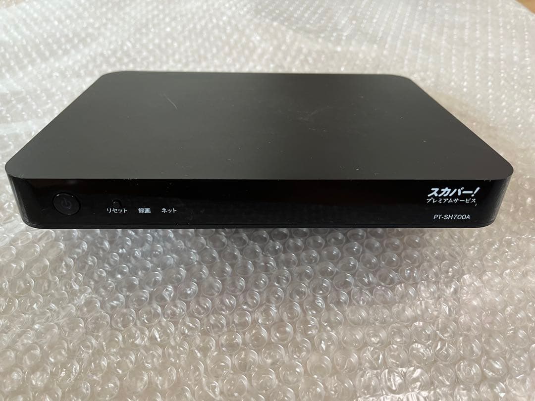 スカパー! PT-SH700A プレミアムサ―ビスチユ―ナ―ブラック スカパー！ プレミアムサービスチューナー PT-SH700A - メルカリ