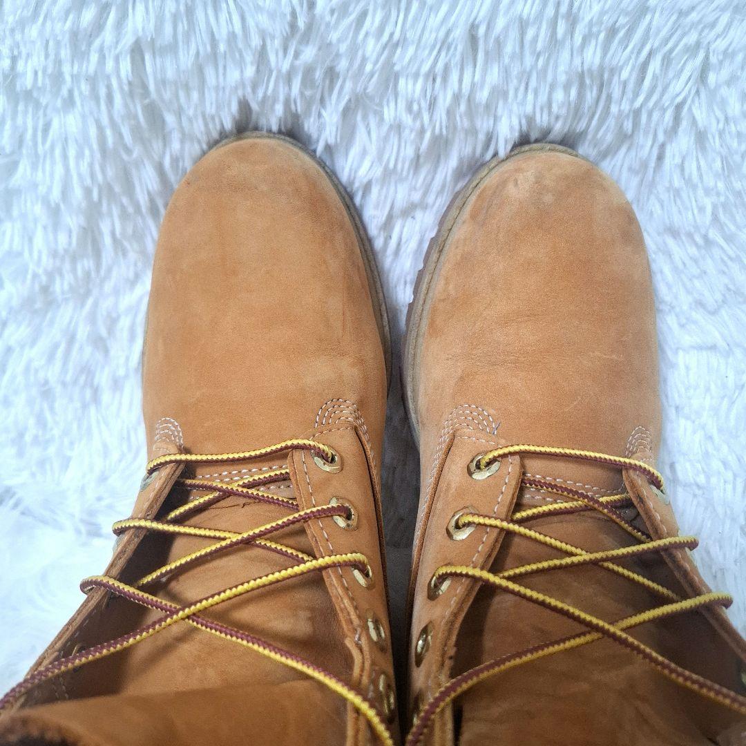 【状態良好】Timberland 6インチ プレミアム ウォータープルーフブーツ