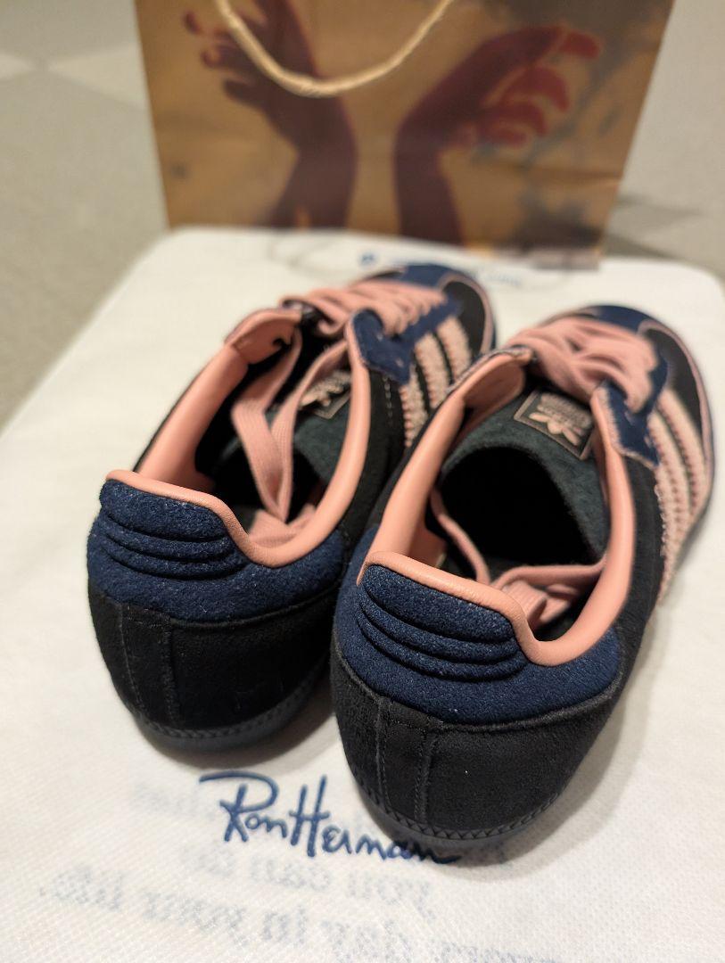 adidas SAMBA OG ネイビー/ピンク 限定カラー23.0