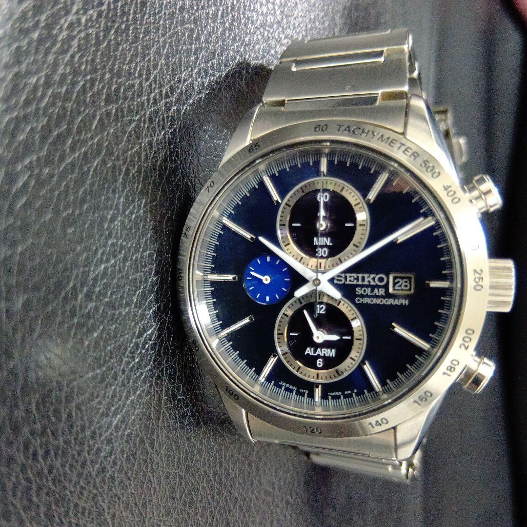 早い者勝ち【稼働品】SEIKO セイコー　ソーラークロノグラフ