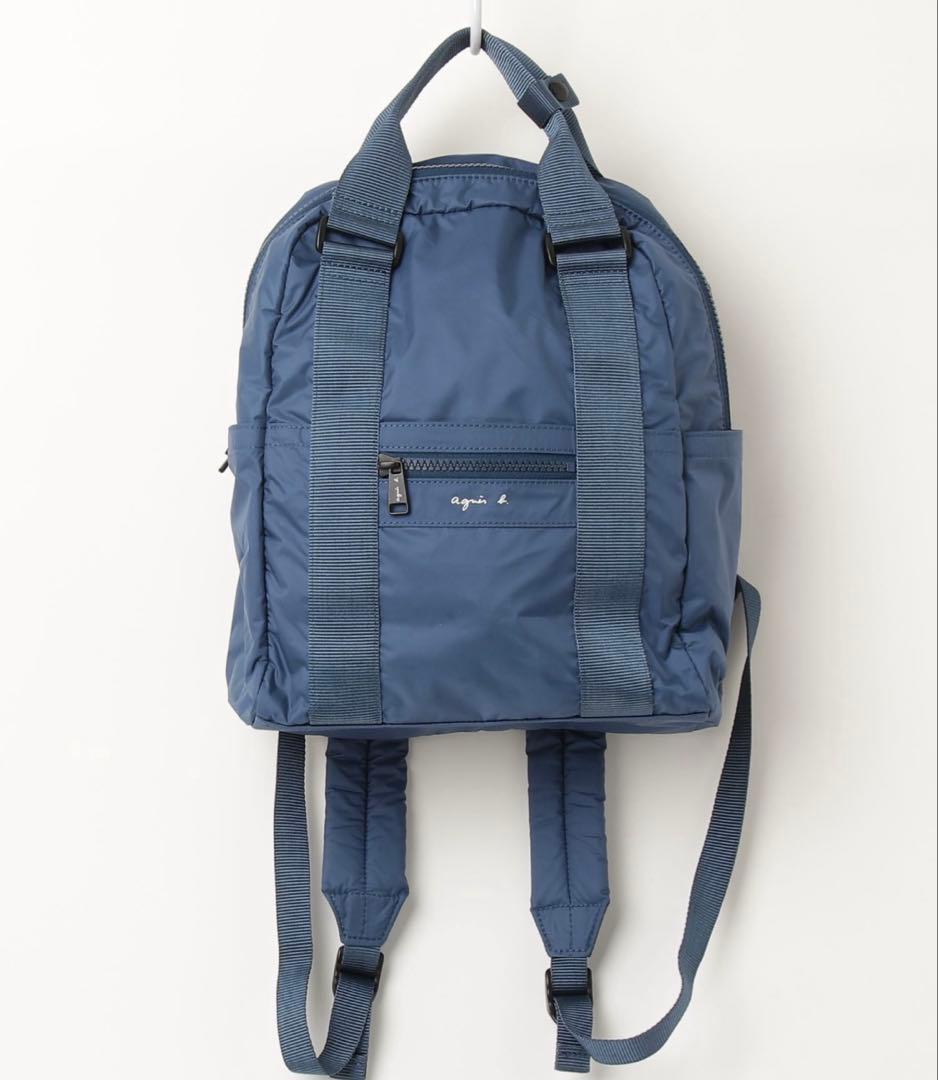 希少アニエスベーリュックバックパックナイロンカバン軽量大容量完売品バッグトート