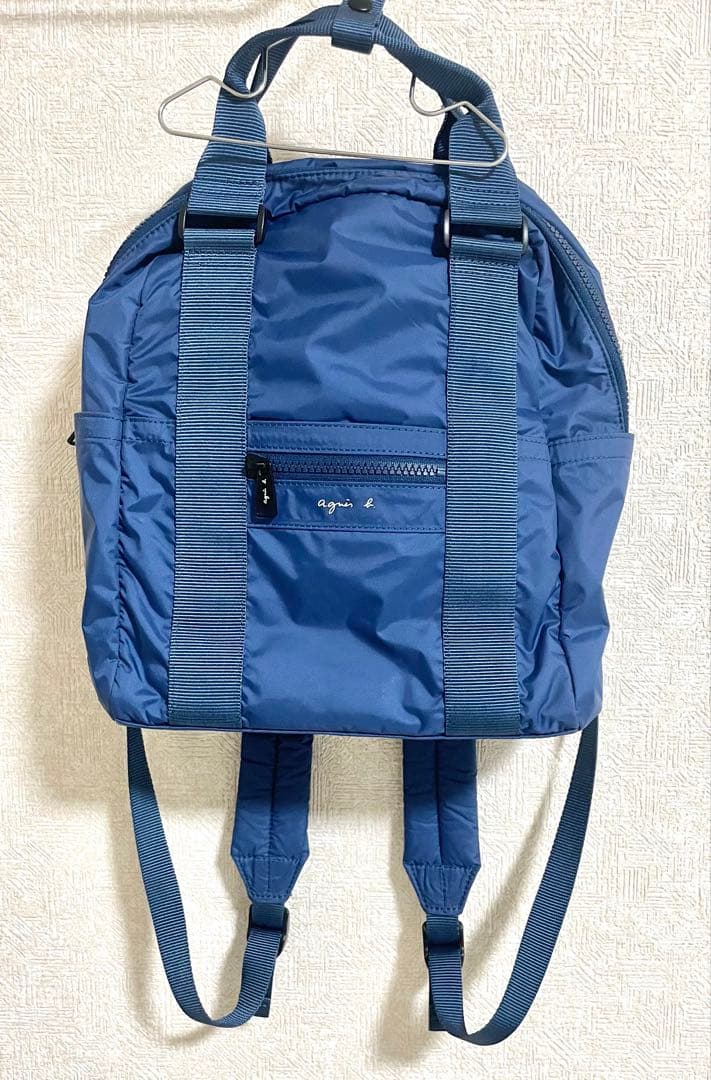 希少アニエスベーリュックバックパックナイロンカバン軽量大容量完売品バッグトート