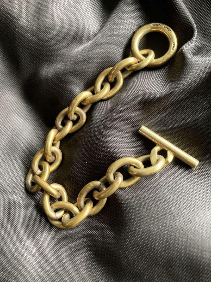 ARGENT GLEAM 真鍮\"brass\"ブレスレット