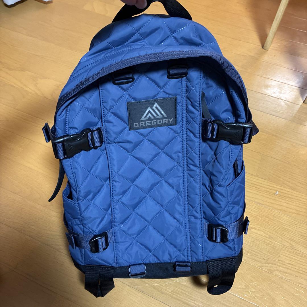 GREGORY ネイビー キルティングリュック　オールデイ