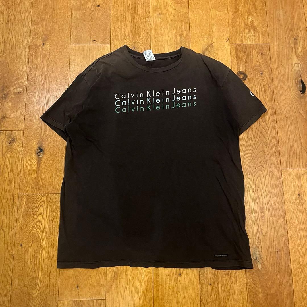90s Calvin Klein Jeans tシャツ 鬼フェード USA製