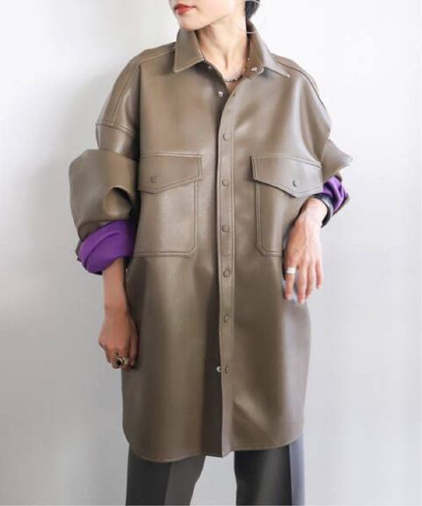 city shop CITY SHOP FAUX LEATHER ジャケット SIZE CITYSHOP