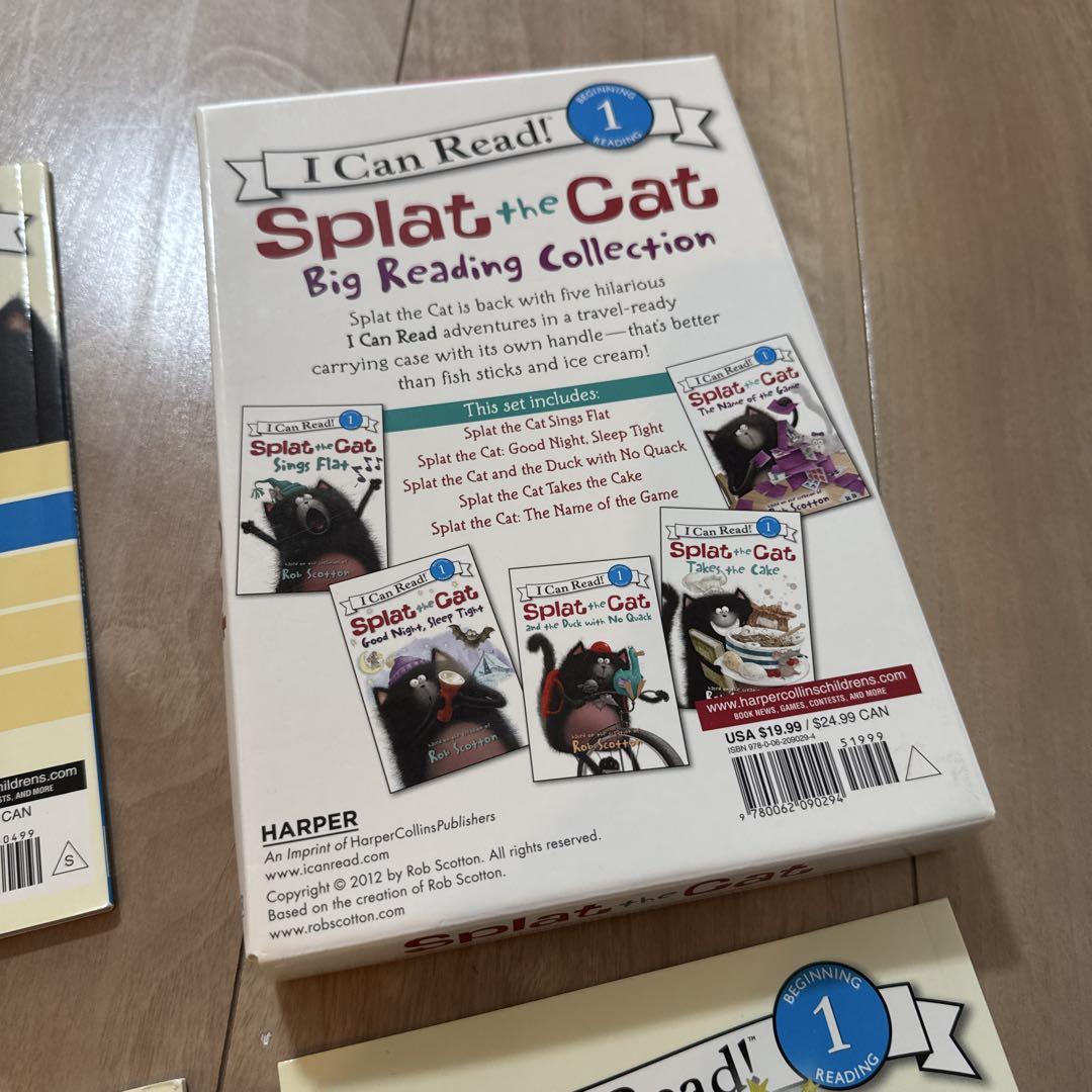 英語絵本 Splat the Cat 絵本セット 5冊 + ケース - メルカリ