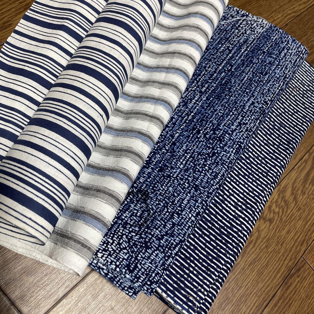 着物ワンピーステントラインマキシ丈【107】浴衣反物L〜くらい
