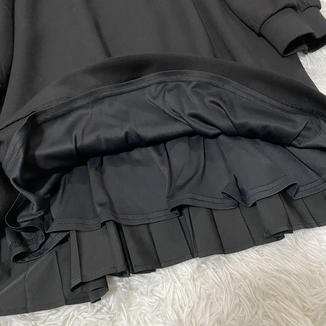 大きいサイズ】 ローズティアラ バックプリーツ ワンピース