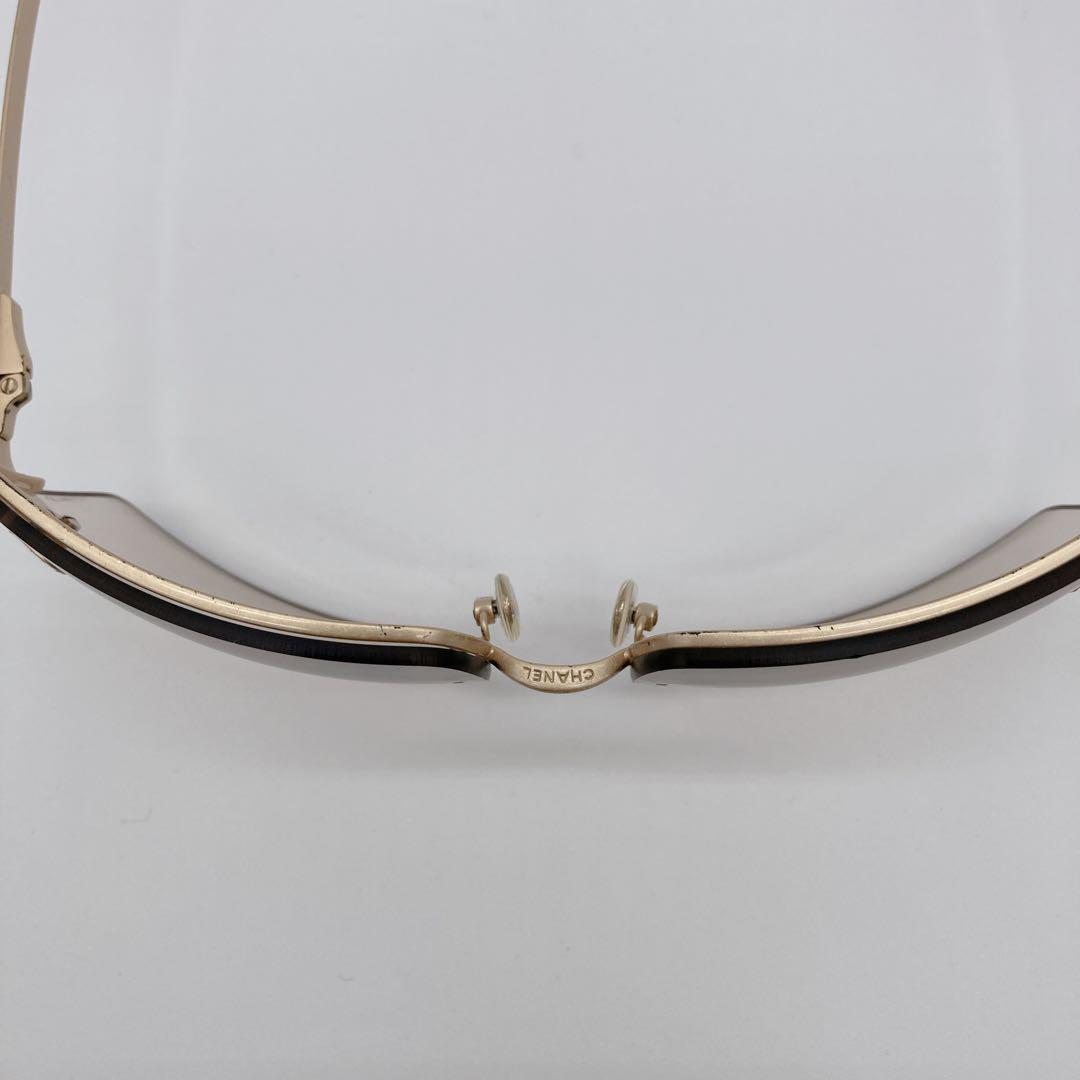 CHANEL シャネル サングラス リムレス ココマーク ゴールド4092-B