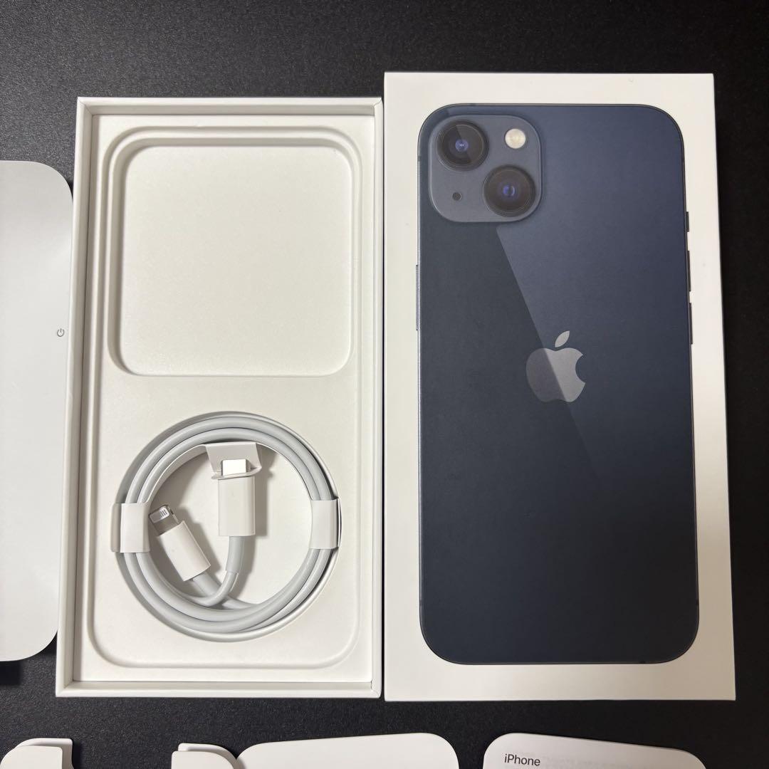 iPhone13本体＋箱 本体なしiPhone13 Midnight 128GB 空箱+付属品Apple - メルカリ