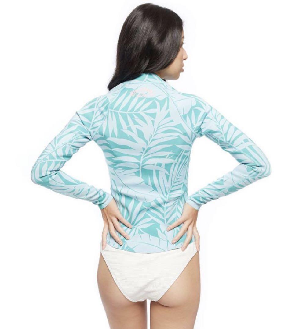BILLABONG レディース 長袖タッパー フロントジップ ウェット