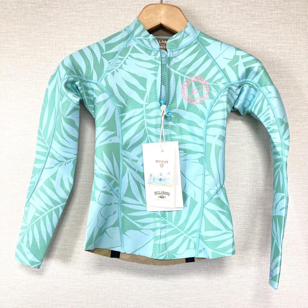 BILLABONG レディース 長袖タッパー フロントジップ ウェット