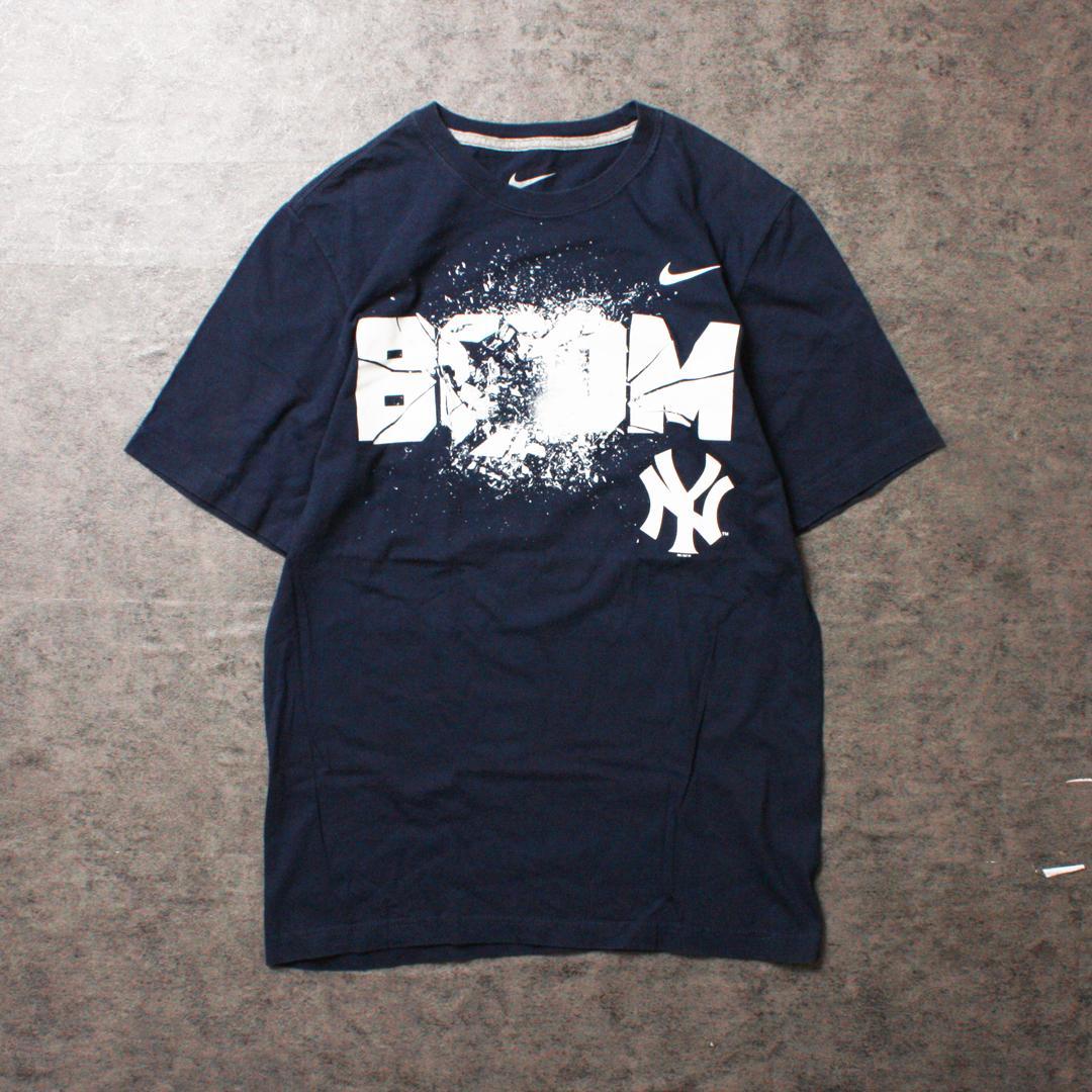 NIKE ナイキ ニューヨークヤンキース Yankees Tシャツ ネイビー